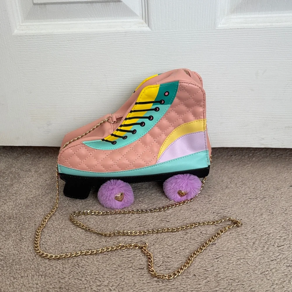 Colorful Roller Skate Purse - Picture 1 of 12